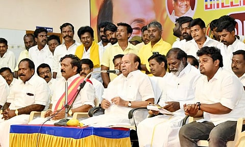 PMK Founder President S Ramadoss 