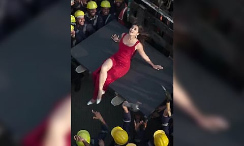 Screengrab from the video