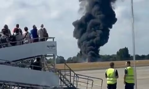 Essex Police reportedly said it was at the scene of a "serious incident".(Photo: X/@clashreport)