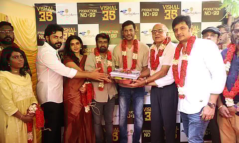 Vishal's 35th film with Ravi Arasu officially launched