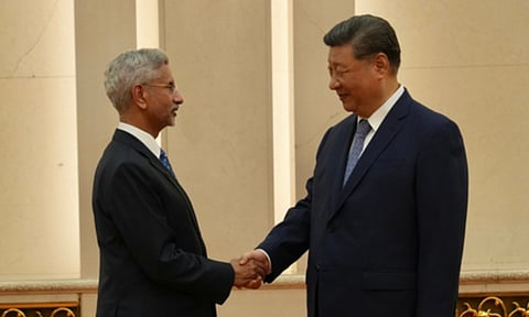 EAM Jaishankar meets Chinese President Xi Jinping (Image Source@X)