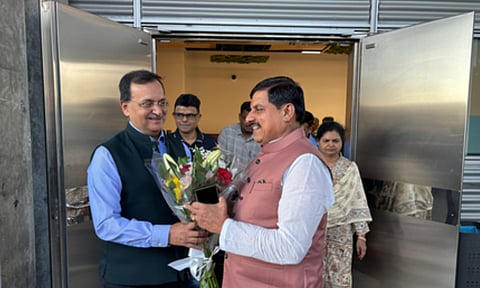 CM Yadav reached Madrid (IANS)