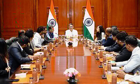 24-member Sri Lankan delegation in India (Image/X@MEAIndia)