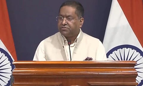 MEA Spokesperson Randhir Jaiswal (Photo/ANI)