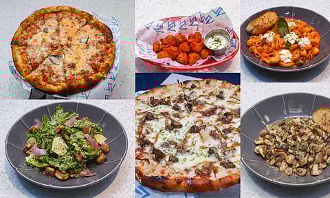 Variety of dishes from Za Pizza