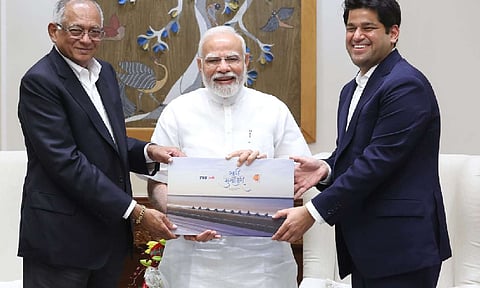 PM Modi applauds TVS Motor Company for chronicling the beauty of Kutch
(Credit: IANS)