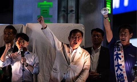 Japan's Prime Minister and Liberal Democratic Party President Shigeru Ishiba (AP)