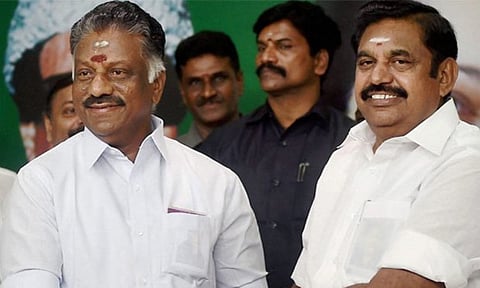  Edappadi Palaniswami and O Panneerselvam