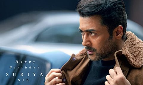 New look of Suriya from Suriya 46 (Image/X)