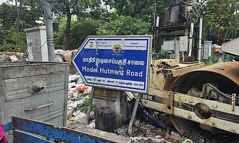 Model Hutment Road in Ward 169