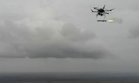 India successfully tests UAV-Launched Precision Guided Missiles (Photo/X@rajnathsingh)