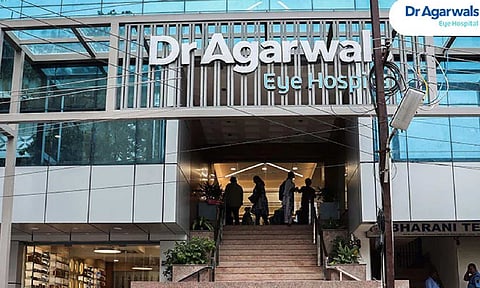 Outer view of Dr Agarwals Eye Hospital group, Tambaram