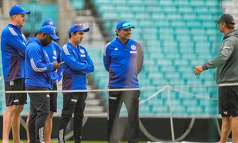 Gautam Gambhir involved in a heated exchange of words with the Oval’s chief curator Lee Fortis