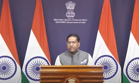 MEA spokesperson Randhir Jaiswal (IANS)