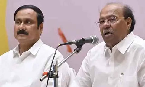 Anbumani Ramadoss and S Ramadoss 