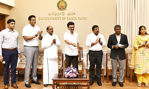 CM Stalin lays foundation stone for new TIDEL Neo Park in Tiruvannamalai