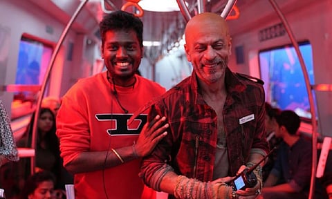 Director Atlee with Shah Rukh Khan 