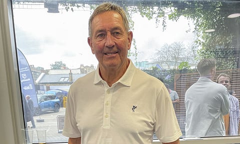 Former England cricket team captain Graham Gooch at The Oval cricket ground, in London (PTI) 