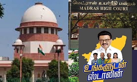 SC sets aside Madras HC order asking DMK govt not to use names, photos of CM in welfare schemes