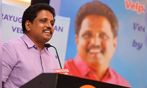 CPM’s Member of Parliament from Madurai, Su Venkatesan (X) 