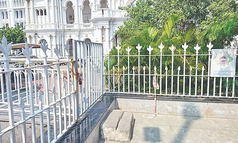 As protest enters sixth day, entry to Ripon Building via the Chennai Central Metro Station exit remains closed