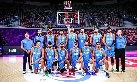Indian basketball squad FIBA 2025 