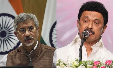 Union External Affairs Minister (EAM) S Jaishankar; Chief Minister MK Stalin (PTI) 