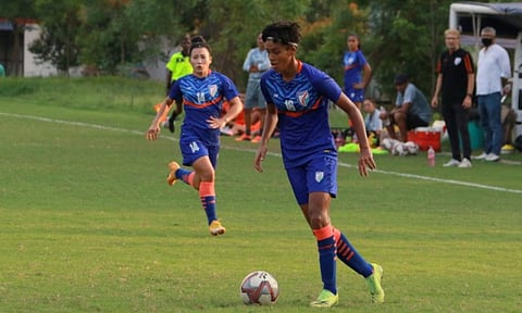 Indian woman footballer Manisha Kalyan (AIFF) 