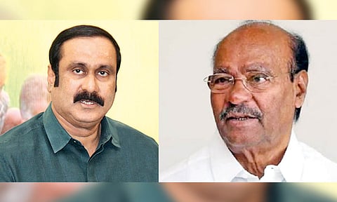 Anbumani Ramadoss, S Ramadoss (L-R)