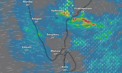 Low-pressure area forms over Bay of Bengal 
