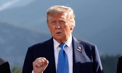 US President Donald Trump 