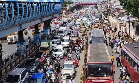 Traffic chokes GST Road as Chennaiites return after long weekend 