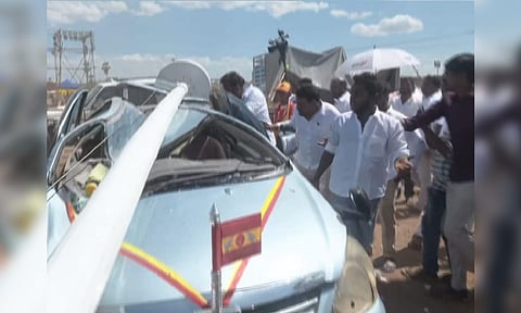 Visual from the spot.