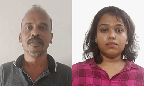  S Venkatesan (50) and his daughter, V Monisha (20)