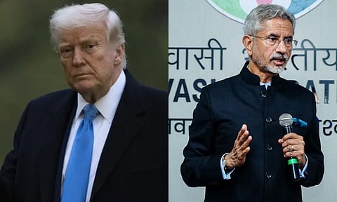 Donald Trump and EAM S Jaishankar