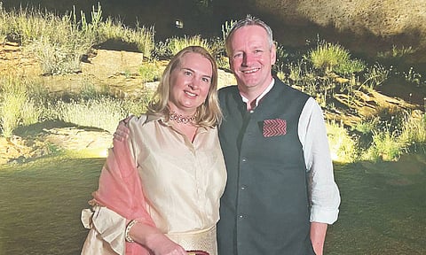 Natasha with husband Cornelius Conlon
