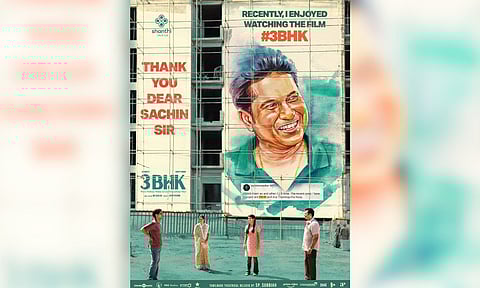 Sachin Tendulkar praises Tamil film 3BHK; movie crew on cloud nine