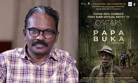 Kerala filmmaker Dr Biju; Papa Buka movie poster