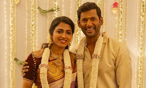 Actor Vishal gets engaged to Sai Dhanshika on his birthday