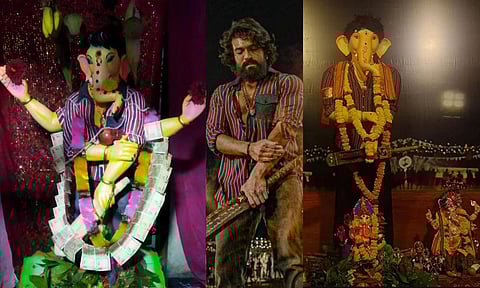 Fans install Ram Charan’s Peddi-inspired Lord Ganesha idols during Ganesh Chaturthi