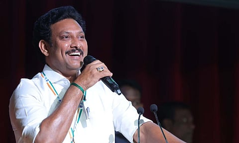 School Education Minister Anbil Mahesh Poyyamozhi 