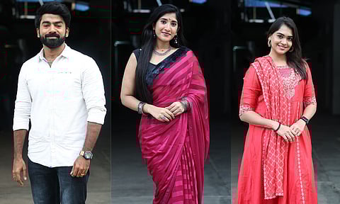 L to R: Nishanth Russo, Shaalini, Varshini Venkat