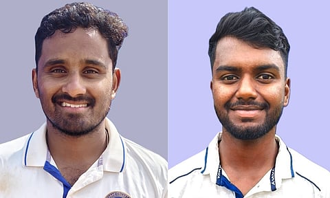 Rohith Rayudu (L) and G. Ajitesh 