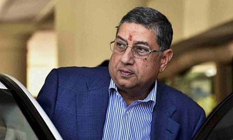 Former BCCI President N Srinivasan (PTI) 