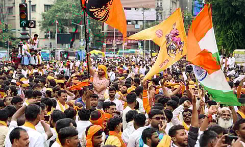 Reservation for Marathas protest (PTI)