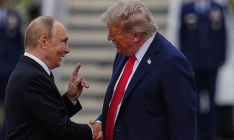 Russian President Vladimir Putin and US counterpart Donald Trump 