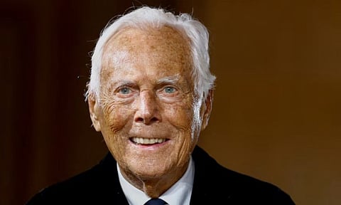 Giorgio Armani, the Italian designer (Photo/X)