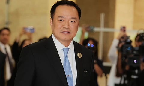 Veteran Thai politician Anutin Charnvirakul (AP)