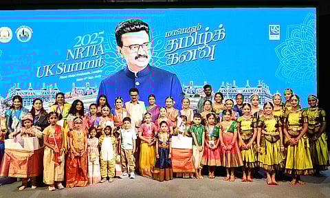  Chief Minister M K Stalin, addressing the Tamil diaspora at the “NRTIA UK Summit 2025” in London 