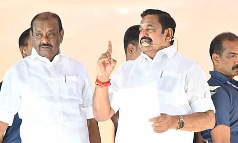 AIADMK general secretary Edappadi K Palaniswami 